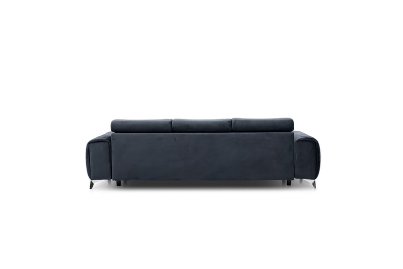 Laurece Sovesofa 3-seter - Svart - Sovesofaer - 3 seters sovesofa - Fløyel sofaer