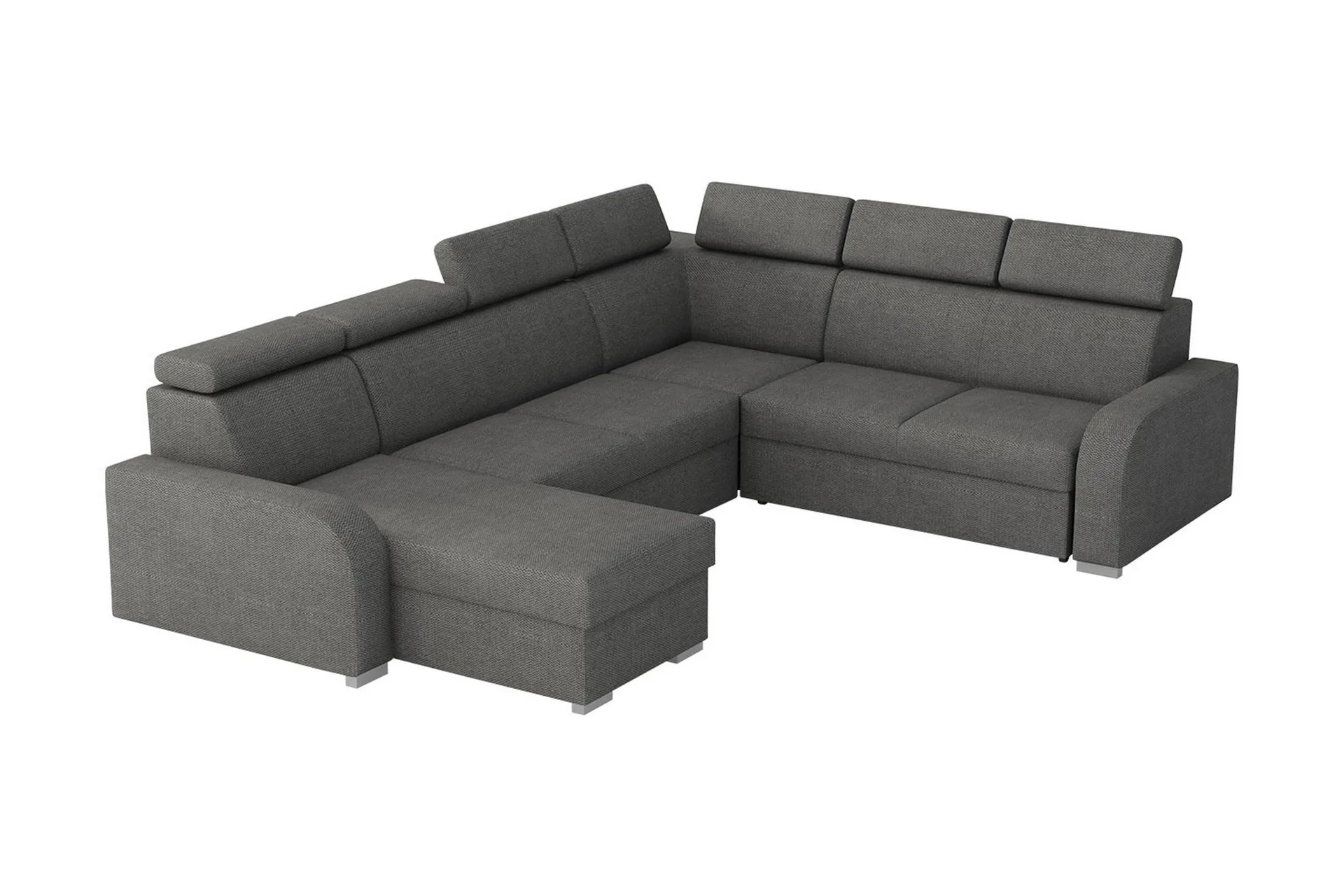 Lavona Bæddesofa hjørnesofa Large - Grå