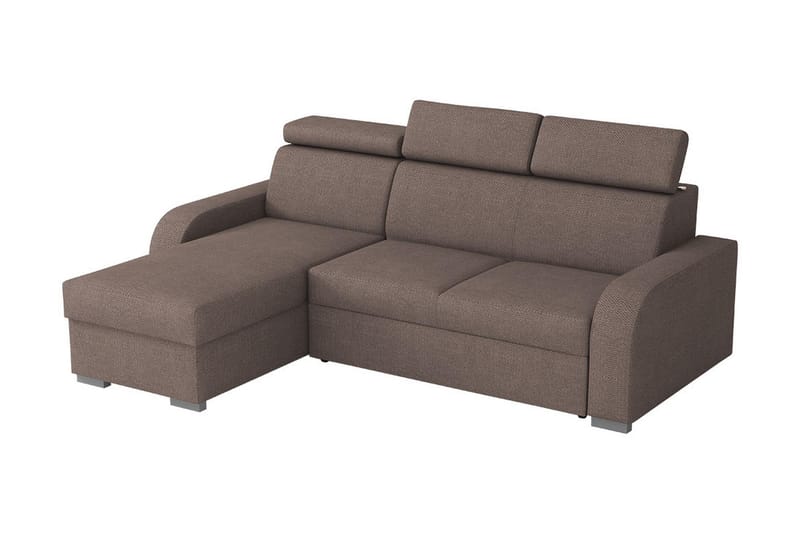 Lavona Divansofa Vendbar - Brun - Møbler - Sofaer - Sovesofaer