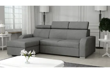 Lavona Divansofa Vendbar - Grå - Møbler - Sofaer - Sovesofaer