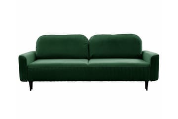 Laytown 2-seter Sovesofa 140x200 cm med Oppbevaring i Fløyel - Grønn - Møbler - Sofaer - Sovesofaer