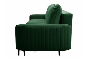 Laytown 2-seter Sovesofa 140x200 cm med Oppbevaring i Fløyel - Grønn - Møbler - Sofaer - Sovesofaer