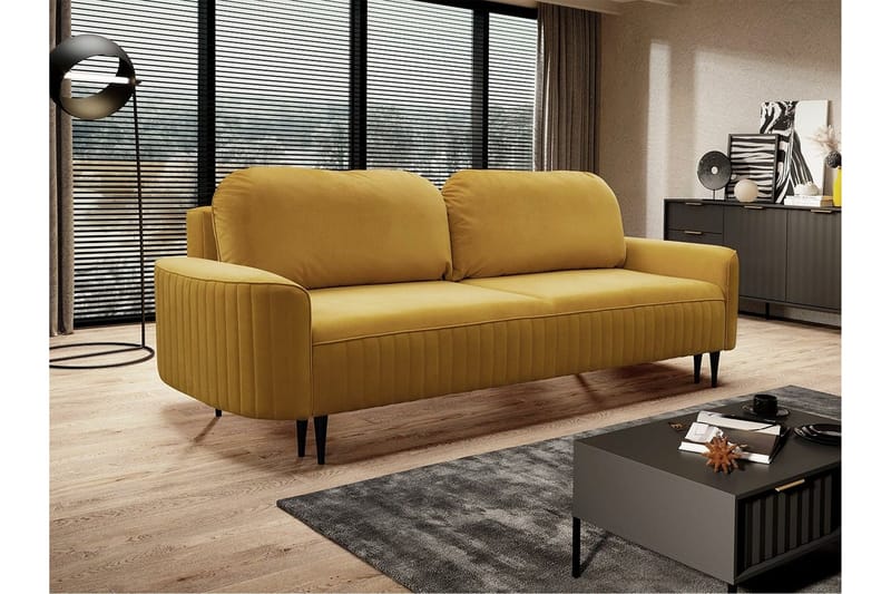 Laytown 2-seters Sovesofa - Gul - Møbler - Sofaer - Sovesofaer