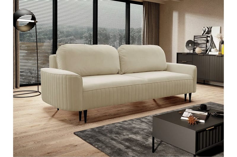 Laytown 2-sits Bäddsoffa NO_BRAND Beige/Light beige - Møbler - Sofaer - Sovesofaer