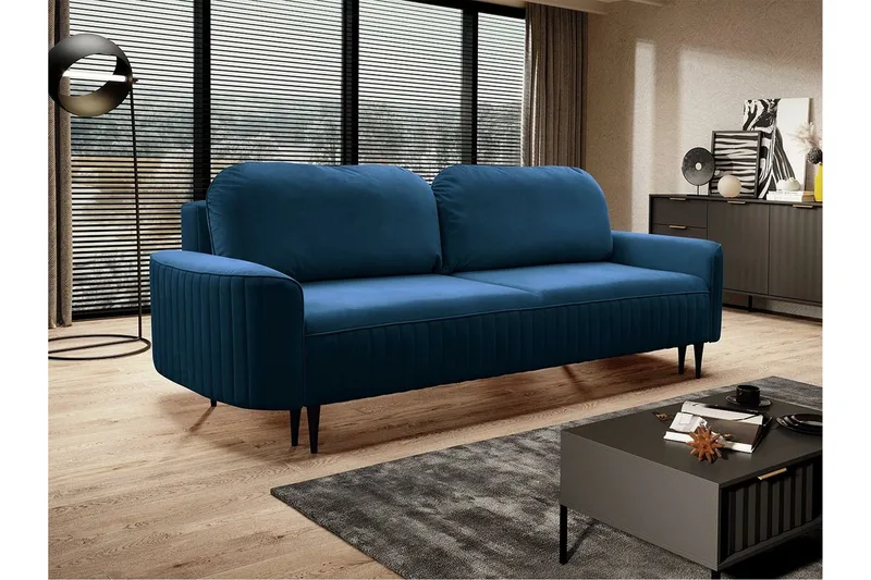 Laytown 2-sits Bäddsoffa NO_BRAND Dark blue - Møbler - Sofaer - Sovesofaer