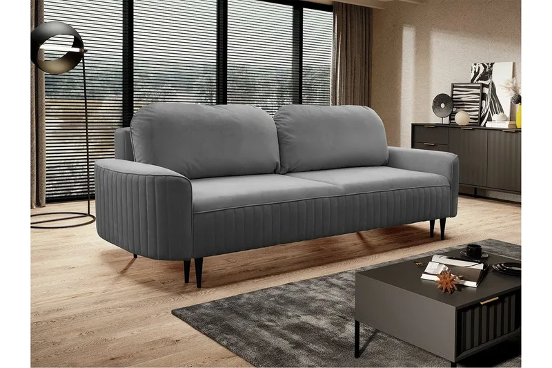 Laytown 2-sits Bäddsoffa NO_BRAND Dark grey - Møbler - Sofaer - Sovesofaer