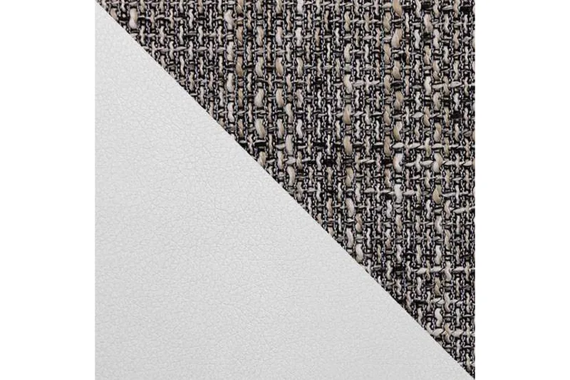 Lecanto 3-seters Sovesofa med Divan - Kunstlær/Grå/Hvit - Møbler - Sofaer - Sovesofaer