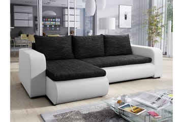 Lecanto Hjørnesovesofa - Hvit/Grå - Møbler - Sofaer - Sovesofaer