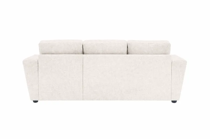 Leia 3-seters vendbar sovesofa med sjeselong og oppbevaring - Beige - Møbler - Sofaer - Sovesofaer