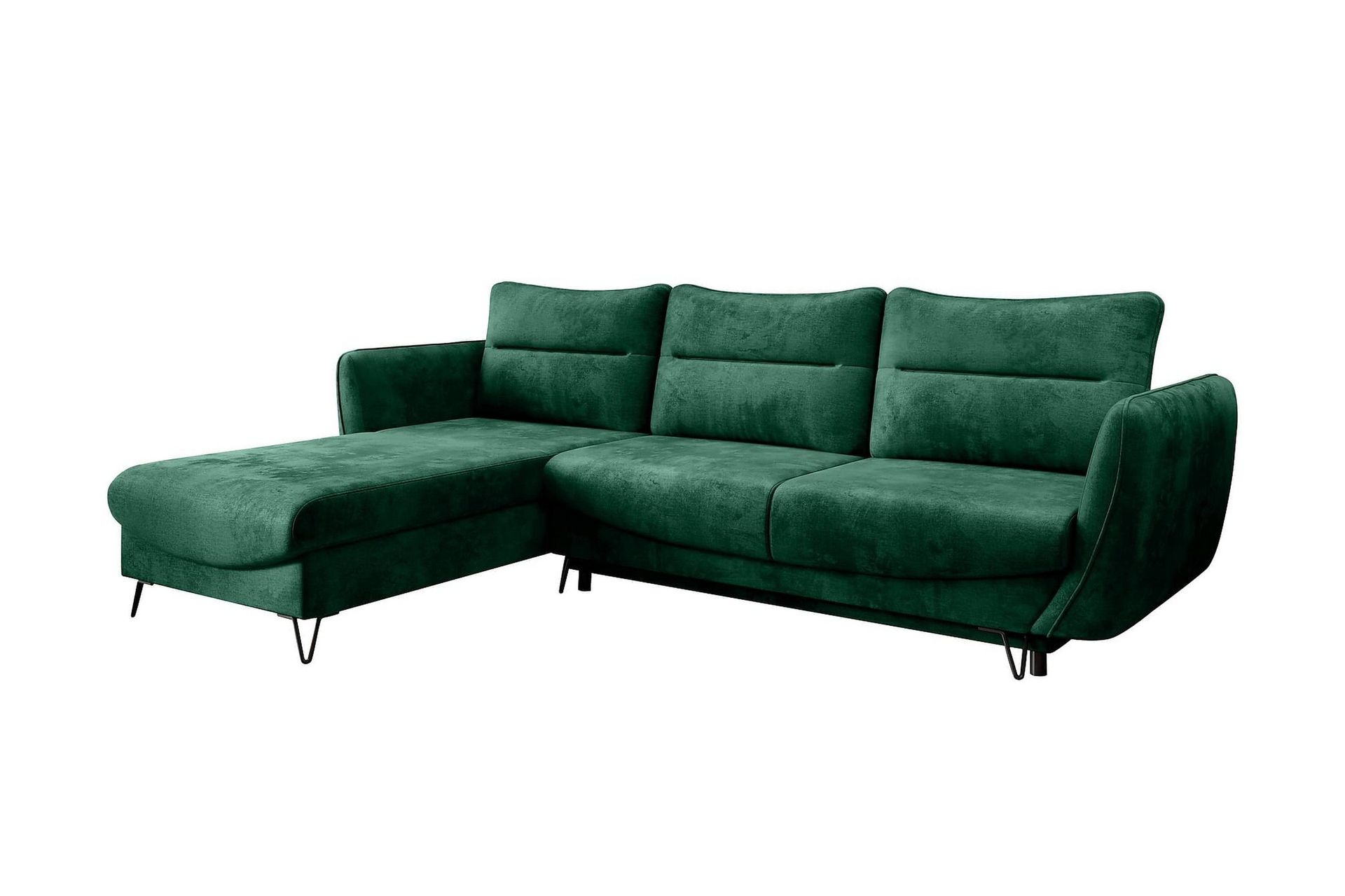 Lence Sovesofa m. Divan Oppbevaring - Grønn
