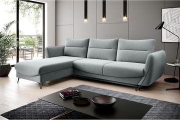 Lence Sovesofa m. Divan Oppbevaring - Hvit/Lysegrå - Møbler - Sofaer - Sovesofaer