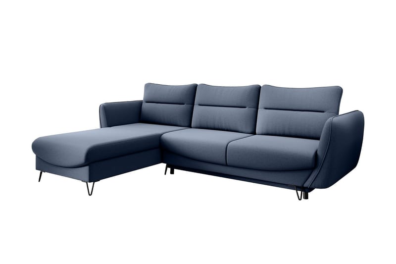Lence Sovesofa m. Divan Oppbevaring - Lyseblå - Møbler - Sofaer - Sovesofaer