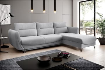 Lence Sovesofa m. Divan Oppbevaring - Lysegrå - Møbler - Sofaer - Sovesofaer