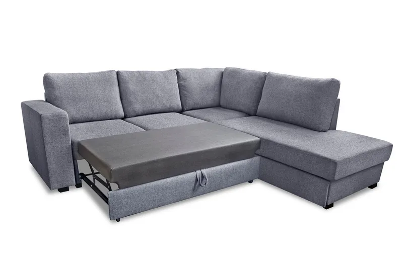 Leo Divansovesofa Høyre - Lysegrå - Møbler - Sofaer - Sovesofaer