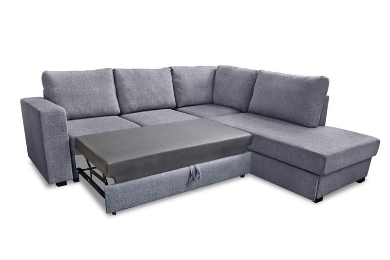 Leo Divansovesofa Høyre - Lysegrå - Møbler - Sofaer - Sovesofaer