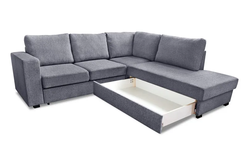 Leo Divansovesofa Høyre - Lysegrå - Møbler - Sofaer - Sovesofaer