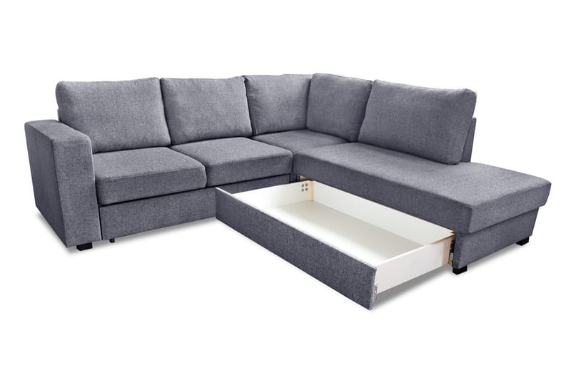 Leo Divansovesofa Høyre - Lysegrå - Møbler - Sofaer - Sovesofaer