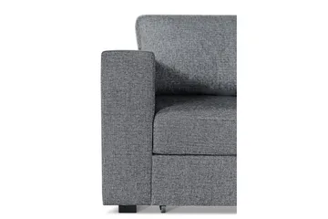 Leo Sovesofa 3-seter med Sjeselong Høyre - Grå - Møbler - Sofaer - Sovesofaer