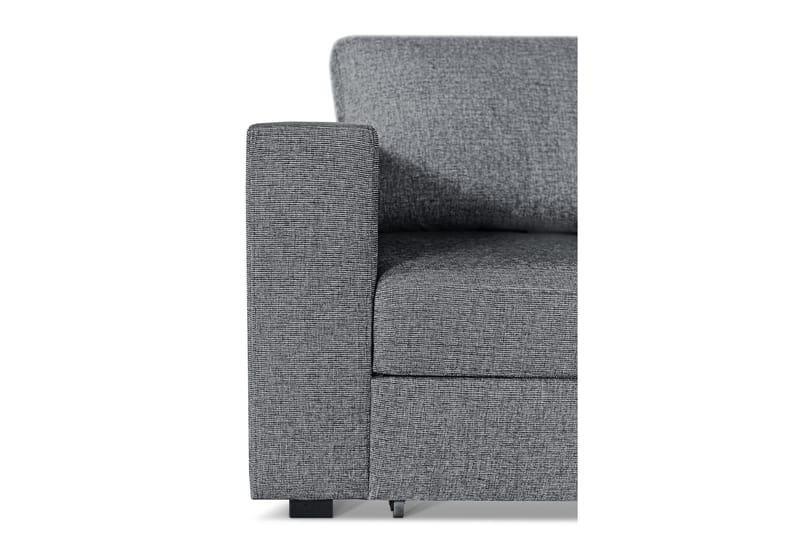 Leo Sovesofa 3-seter med Sjeselong Høyre - Grå - Møbler - Sofaer - Sovesofaer