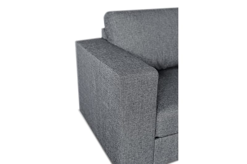 Leo Sovesofa 3-seter med Sjeselong Høyre - Grå - Møbler - Sofaer - Sovesofaer