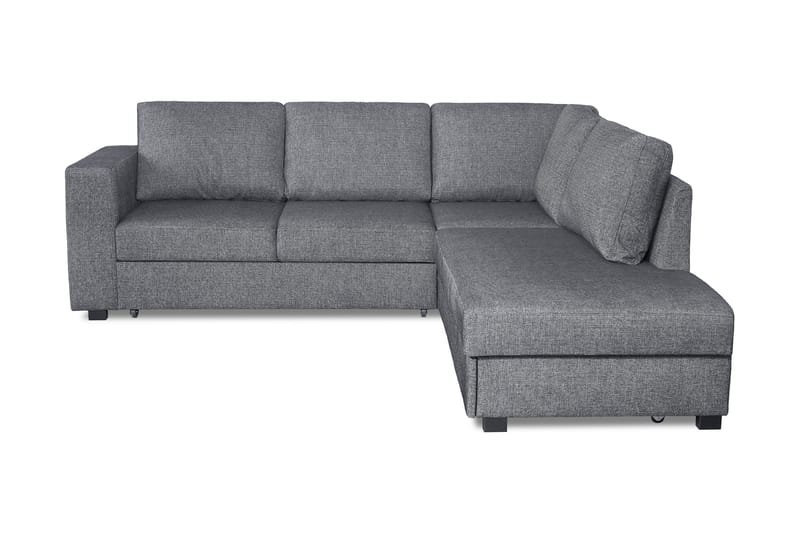 Leo Sovesofa 3-seter med Sjeselong Høyre - Grå - Møbler - Sofaer - Sovesofaer