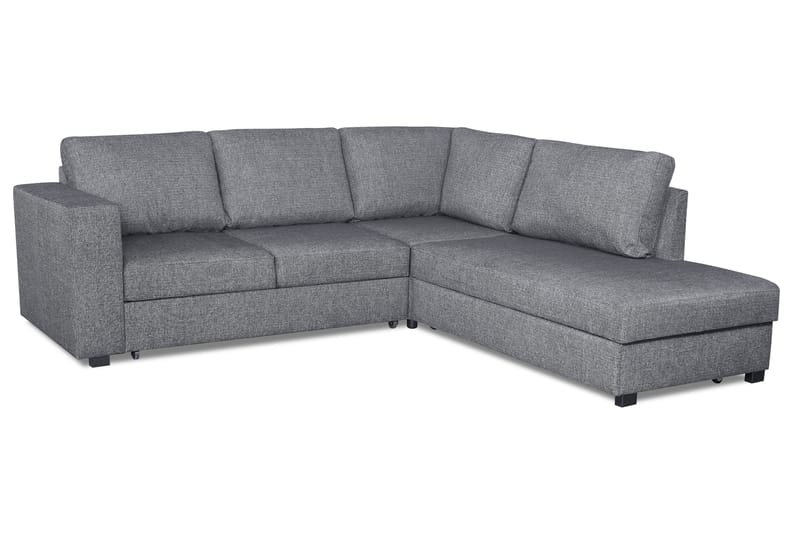 Leo Sovesofa 3-seter med Sjeselong Høyre - Grå - Møbler - Sofaer - Sovesofaer