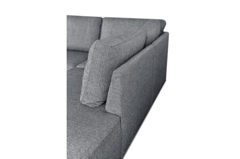 Leo Sovesofa 3-seter med Sjeselong Høyre - Grå - Møbler - Sofaer - Sovesofaer
