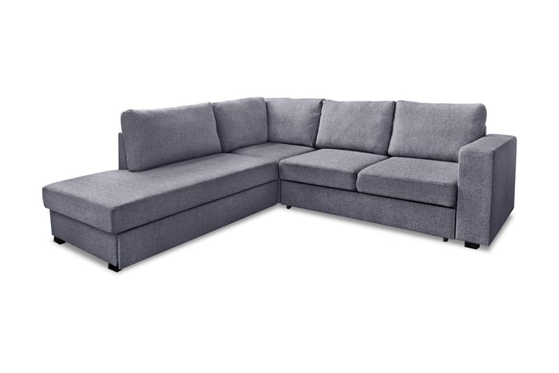 Leo Sovesofa 3-seter med Sjeselong Venstre - Lysegrå - Møbler - Sofaer - Sovesofaer