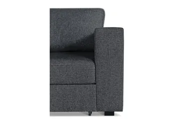 Leo Sovesofa 3-seter med Sjeselong Venstre - Mørkegrå - Møbler - Sofaer - Sovesofaer