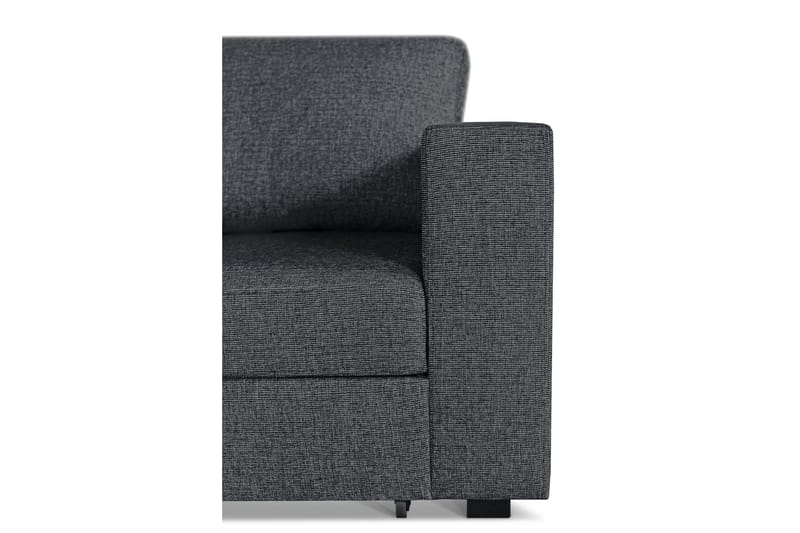 Leo Sovesofa 3-seter med Sjeselong Venstre - Mørkegrå - Møbler - Sofaer - Sovesofaer