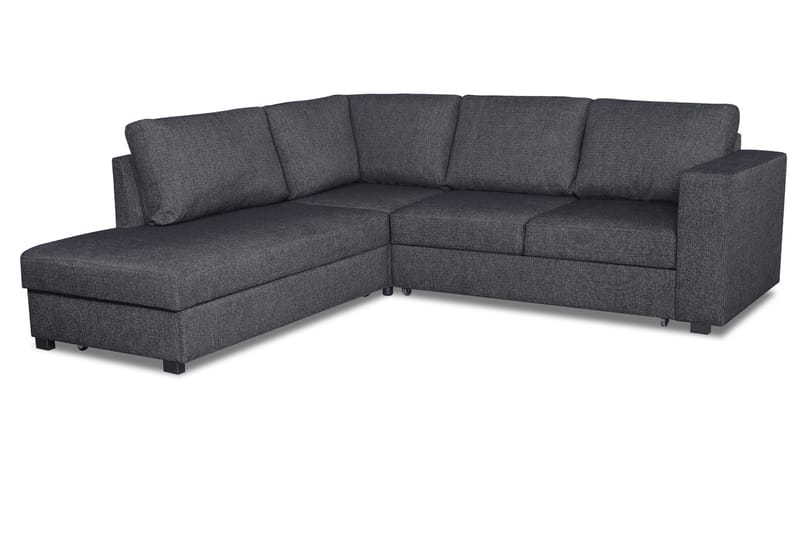 Leo Sovesofa 3-seter med Sjeselong Venstre - Mørkegrå - Møbler - Sofaer - Sovesofaer