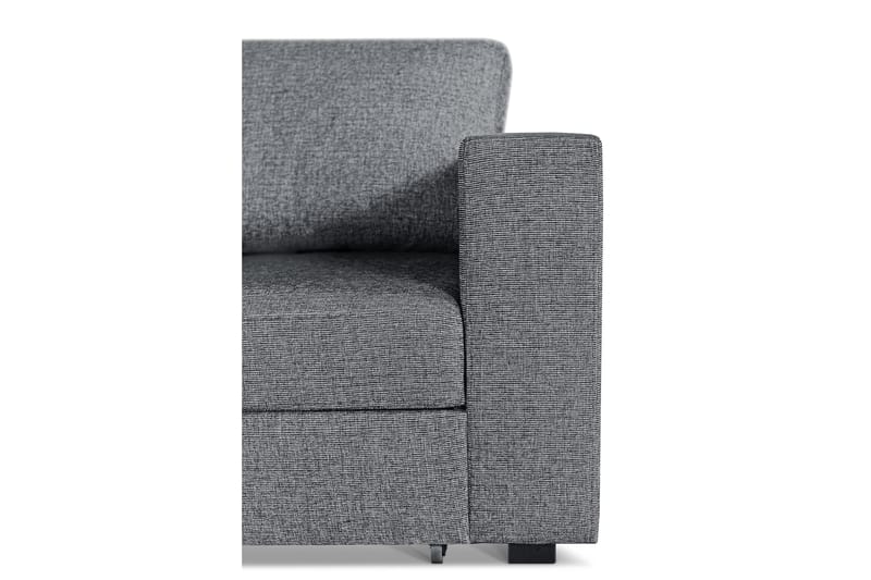 Leo Sovesofa 3-seter med Sjeselong Venstre - Mellomgrå - Møbler - Sofaer - Sovesofaer
