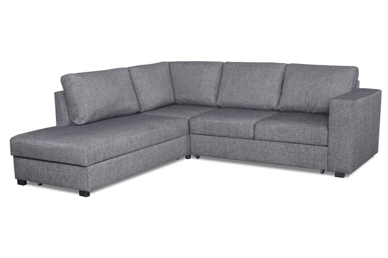 Leo Sovesofa 3-seter med Sjeselong Venstre - Mellomgrå - Møbler - Sofaer - Sovesofaer