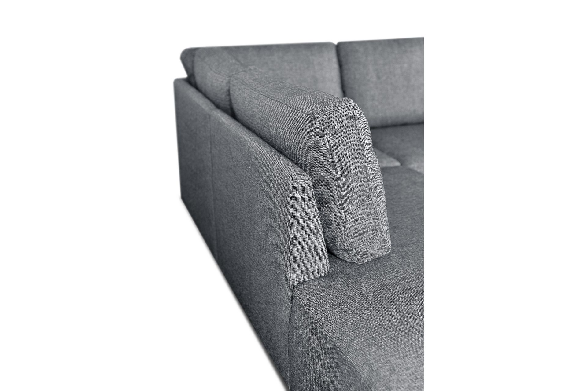 Leo Sovesofa 3-seter med Sjeselong Venstre - Mellomgrå - Møbler - Sofaer - Sovesofaer