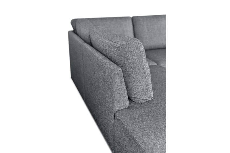 Leo Sovesofa 3-seter med Sjeselong Venstre - Mellomgrå - Møbler - Sofaer - Sovesofaer