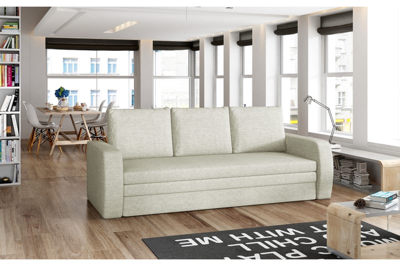 Lerma Sovesofa - Beige - Sovesofaer - 3 seters sovesofa