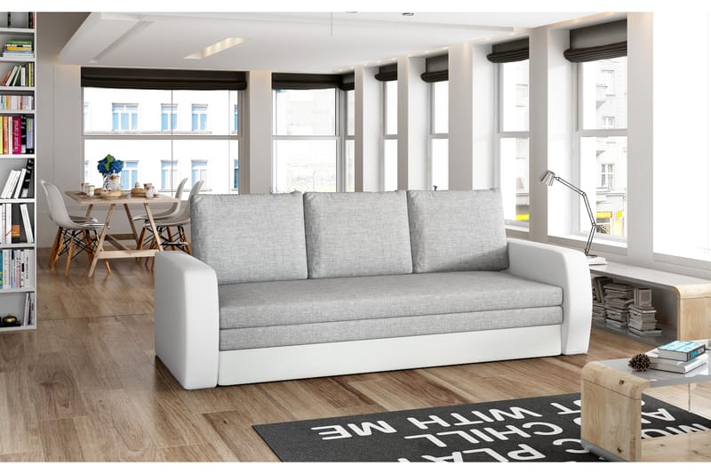 Lerma Sovesofa - Grå/Hvit - Møbler - Sofaer - Sovesofaer