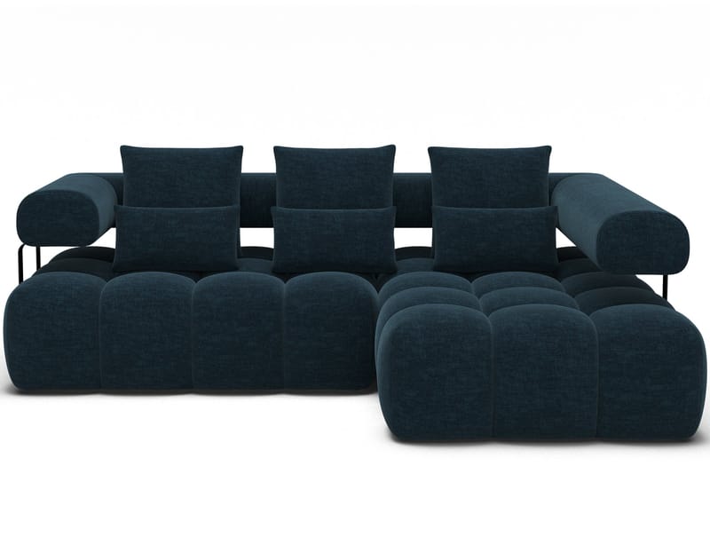 Levvi 3-seters boblete sovesofa med divan, høyre - Manhattan 40 - Møbler - Sofaer - Sovesofaer