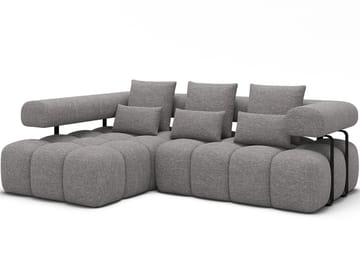 Levvi 3-seters Bubblig sovesofa med divan Venstre - Coralline 03 - Møbler - Sofaer - Sovesofaer