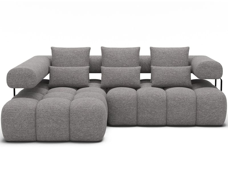 Levvi 3-seters Bubblig sovesofa med divan Venstre - Coralline 03 - Møbler - Sofaer - Sovesofaer