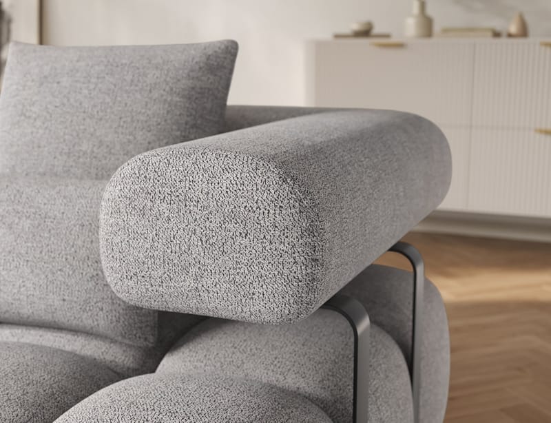 Levvi 3-seters Bubblig sovesofa med divan Venstre - Coralline 03 - Møbler - Sofaer - Sovesofaer