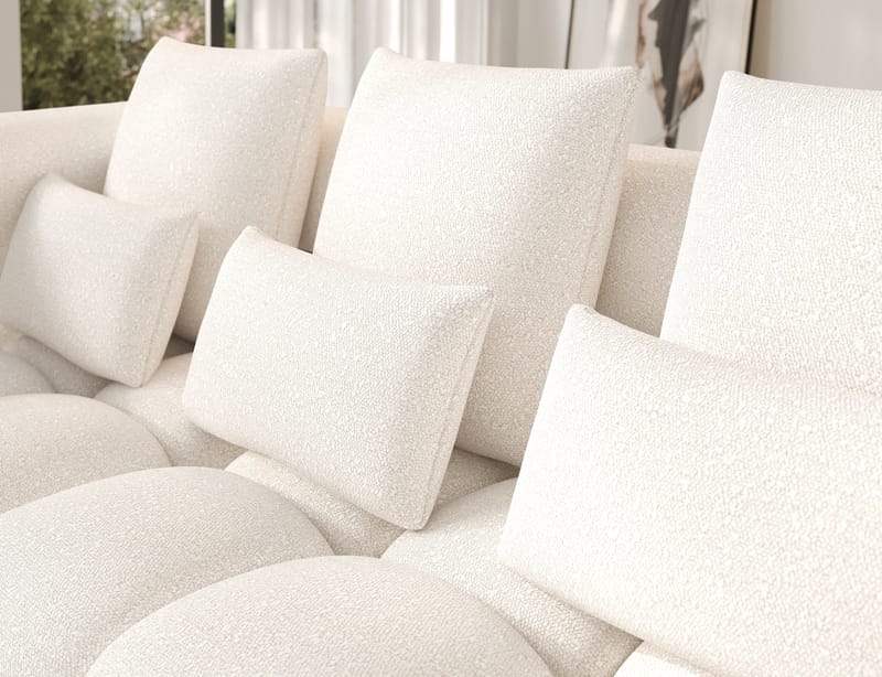 Levvi 3-seters Bubblig sovesofa med divan Venstre - Jaffray 01 - Møbler - Sofaer - Sovesofaer