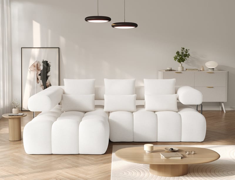 Levvi 3-seters Bubblig sovesofa med divan Venstre - Jaffray 01 - Møbler - Sofaer - Sovesofaer