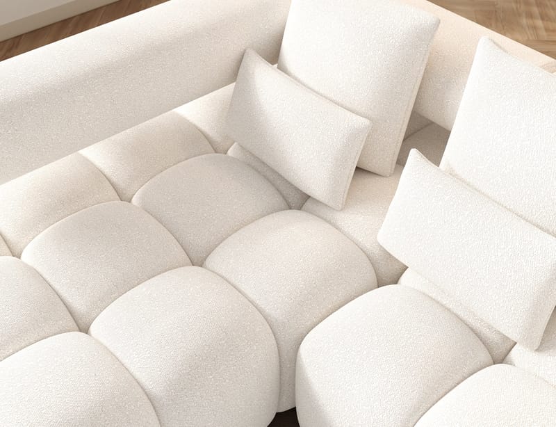 Levvi 3-seters Bubblig sovesofa med divan Venstre - Jaffray 01 - Møbler - Sofaer - Sovesofaer