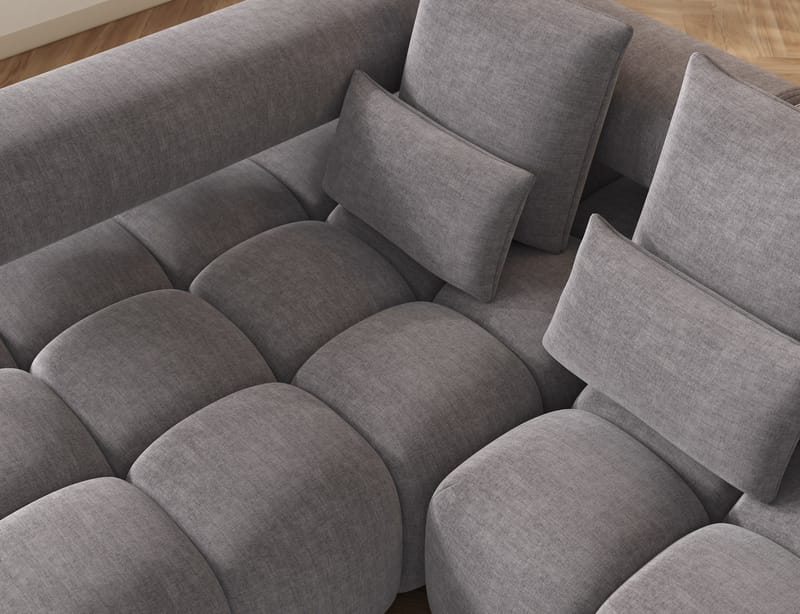 Levvi 3-seters Bubblig sovesofa med divan Venstre - Manhattan 03 - Møbler - Sofaer - Sovesofaer