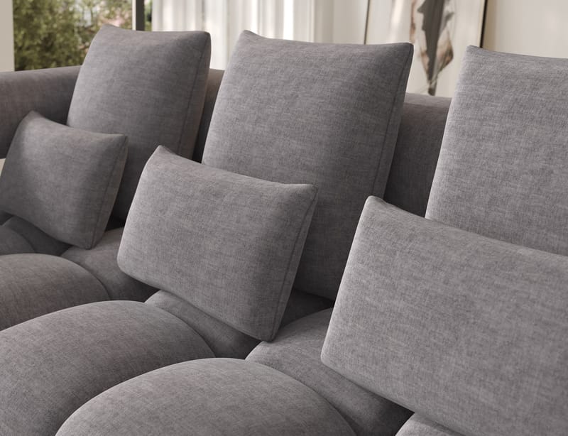 Levvi 3-seters Bubblig sovesofa med divan Venstre - Manhattan 03 - Møbler - Sofaer - Sovesofaer
