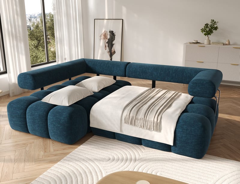Levvi 3-seters Bubblig sovesofa med divan Venstre - Manhattan 40 - Møbler - Sofaer - Sovesofaer