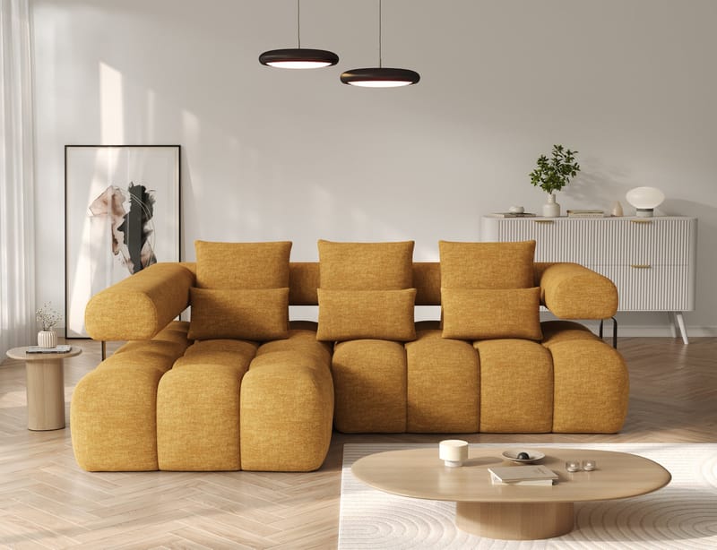 Levvi 3-seters Bubblig sovesofa med divan Venstre - Manhattan 45 - Møbler - Sofaer - Sovesofaer