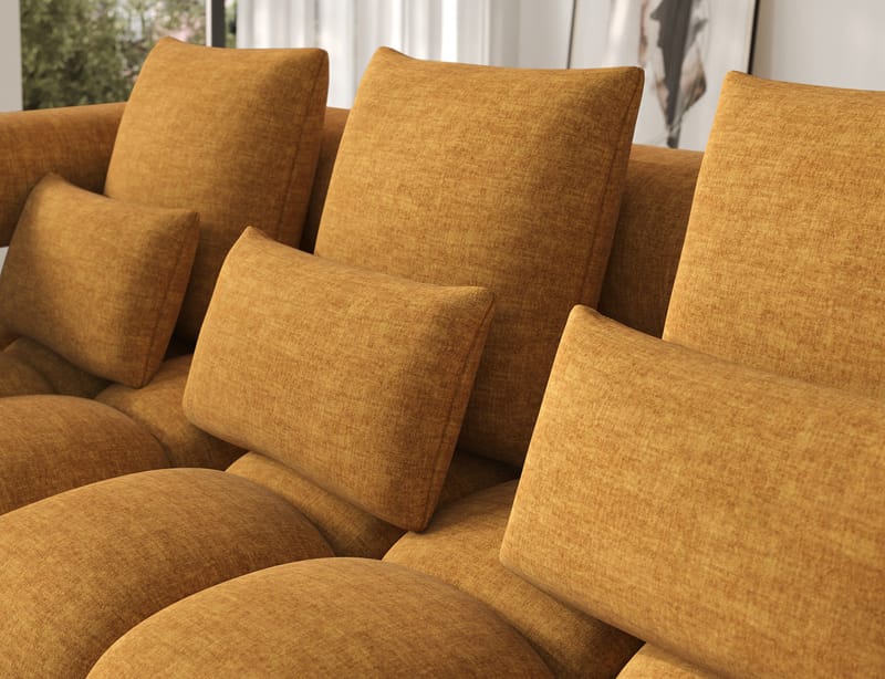 Levvi 3-seters Bubblig sovesofa med divan Venstre - Manhattan 45 - Møbler - Sofaer - Sovesofaer
