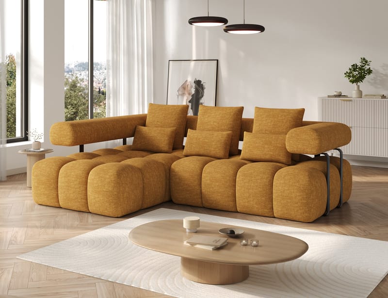 Levvi 3-seters Bubblig sovesofa med divan Venstre - Manhattan 45 - Møbler - Sofaer - Sovesofaer